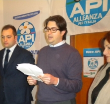 Il segretario cittadino Api Vincenzo Saponaro